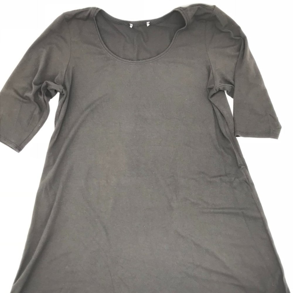Eileen Fisher Grey Tunic Shirt Size Small